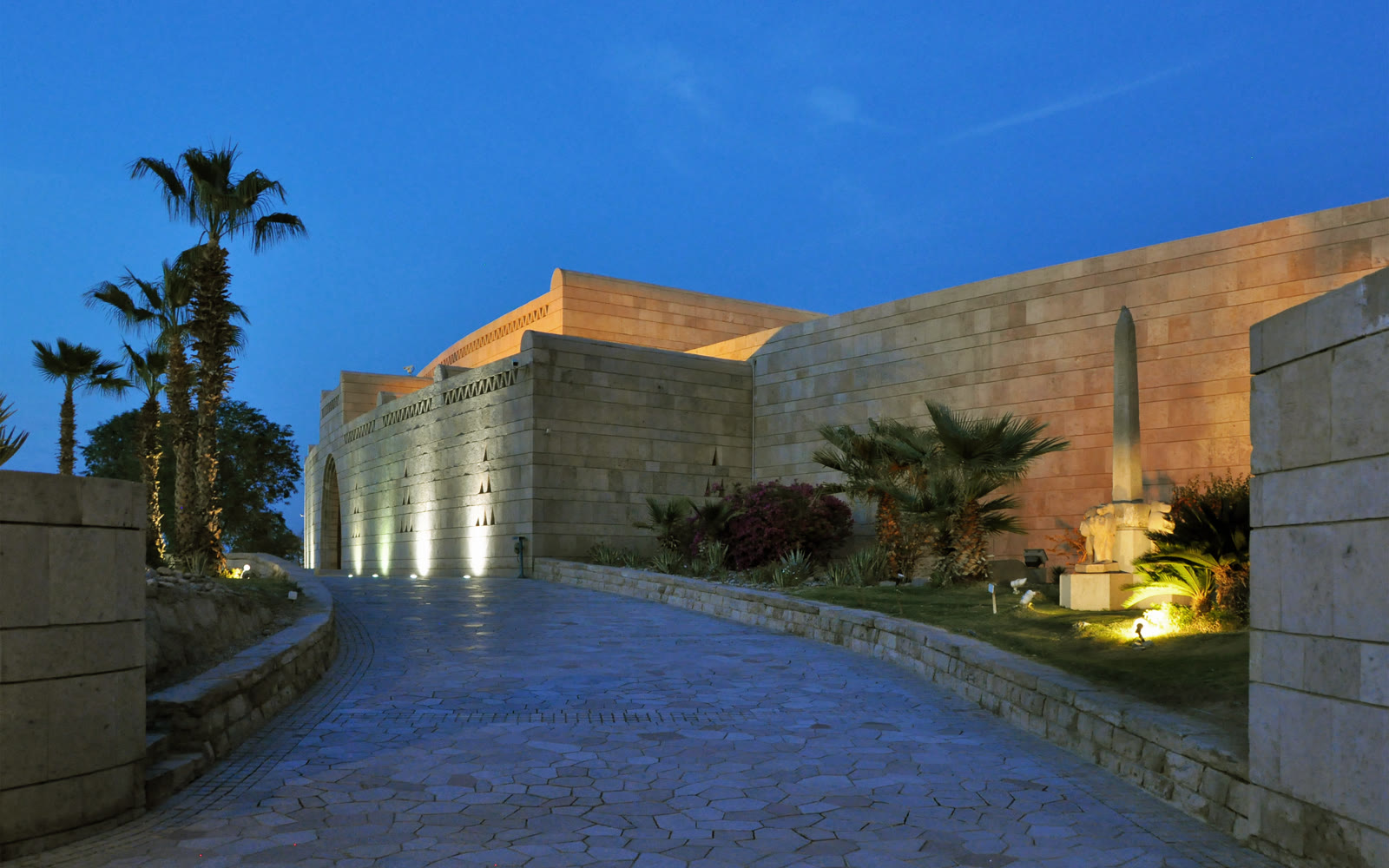 Nubia Museum entrance in Aswan